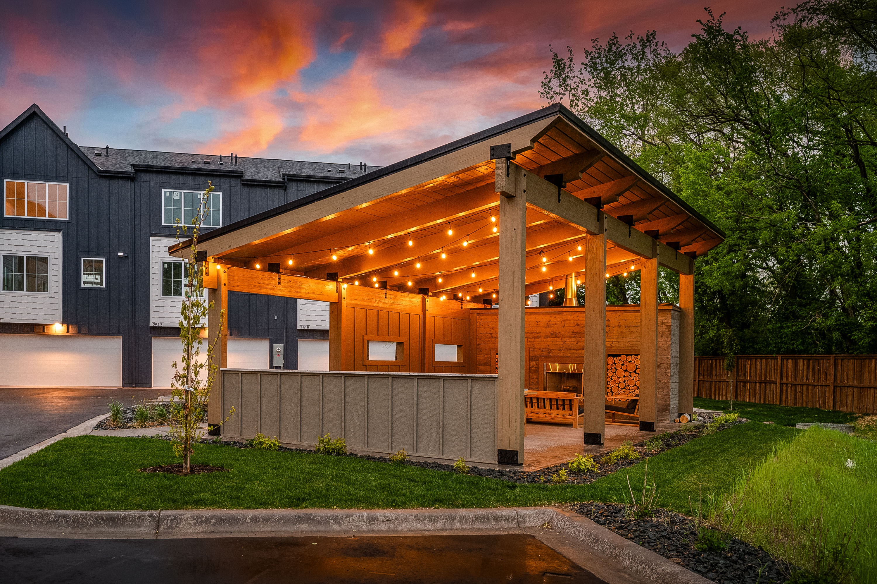 Wildwood Rowhomes side view